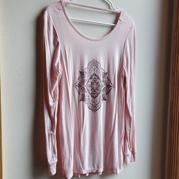 GAIAM Pink Graphic Jersey Size Small - Picture 2 of 15